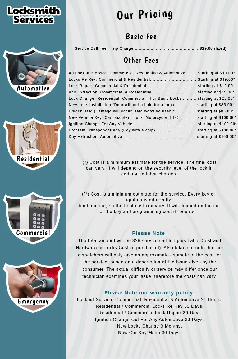 Metro Master Locksmith Oak Park, IL 708-297-9141